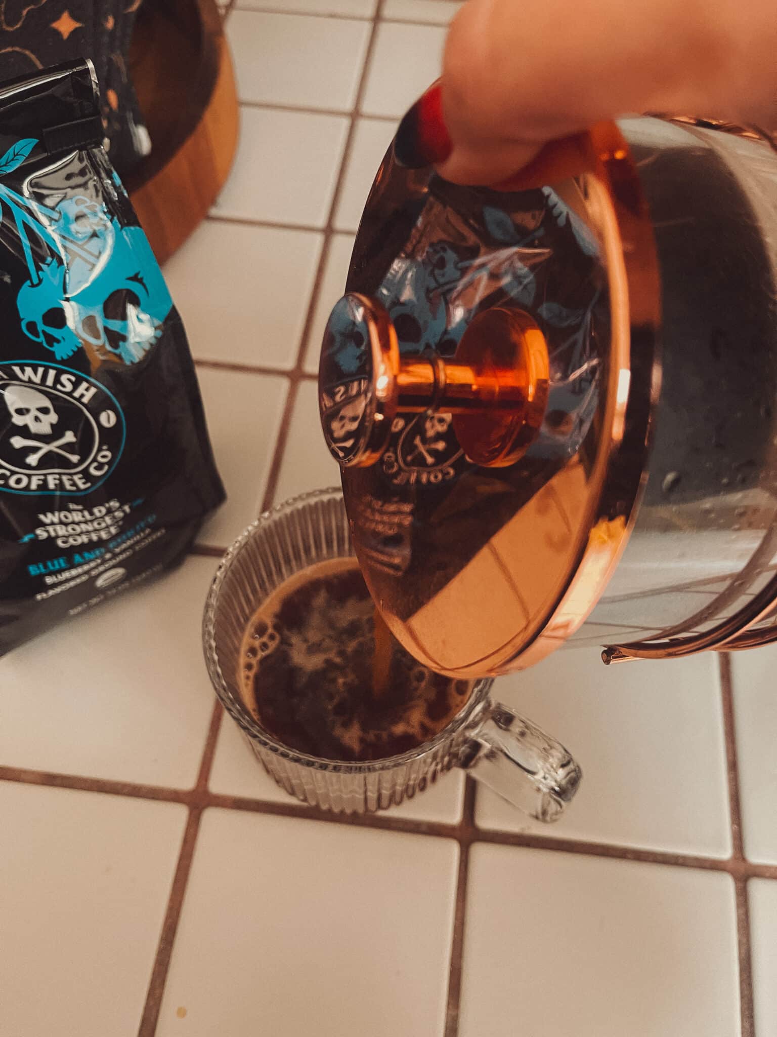  Death Wish Coffee Blue and Buried blend