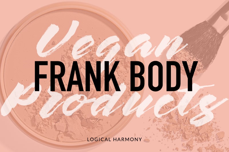 Frank Body Vegan Products List