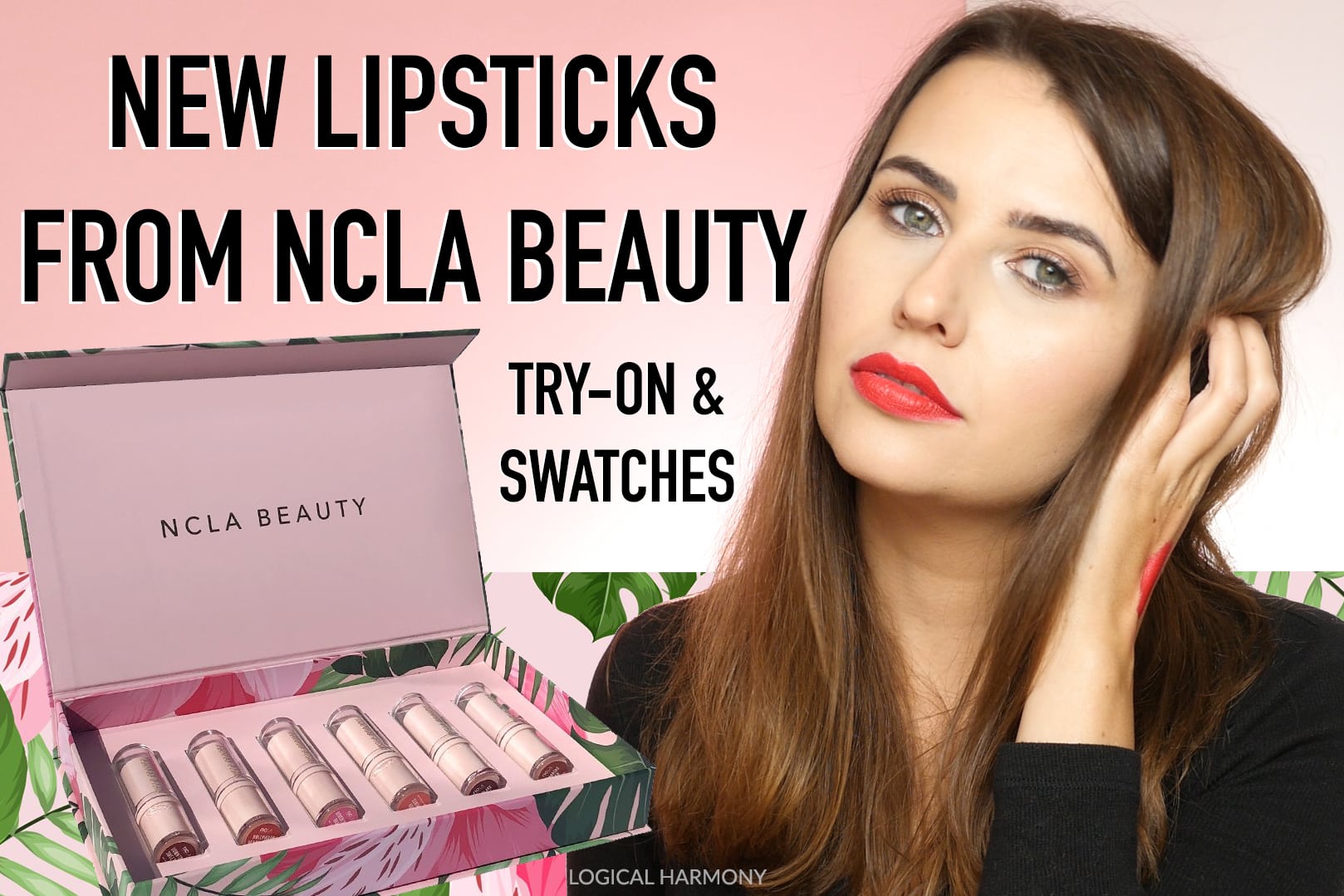 NCLA Beauty Lipstick Try-On & Swatches