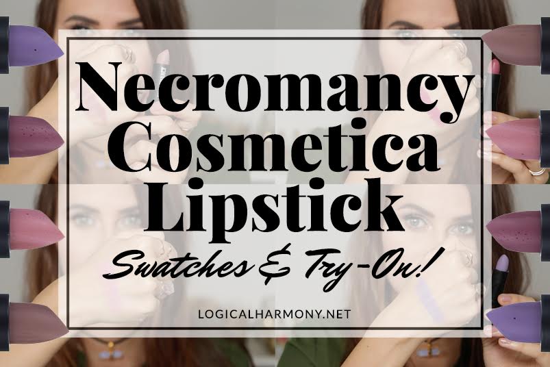 Necromancy Cosmetica Lipstick Swatches & Try-On